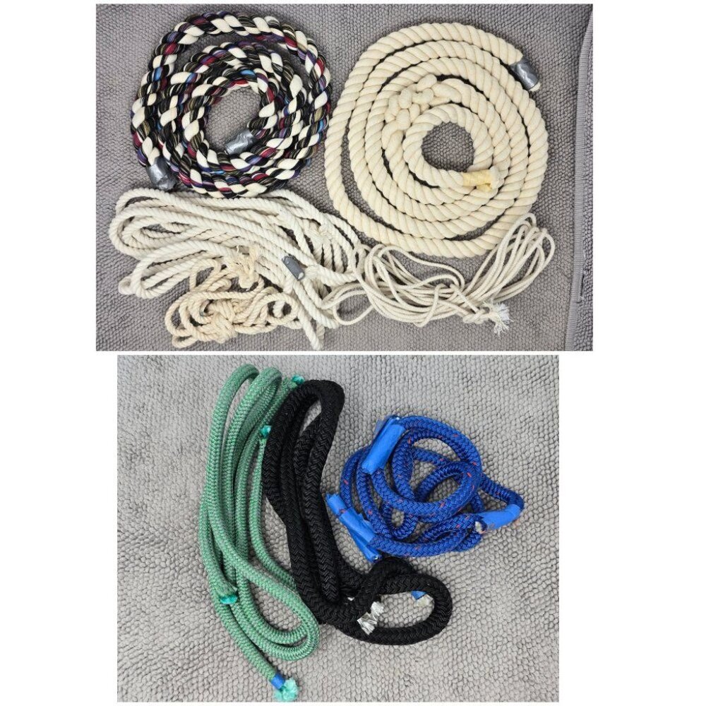 Mixed Macrame Cord Rope Lot Cotton Twisted Braided Craft Fiber Art Supplies